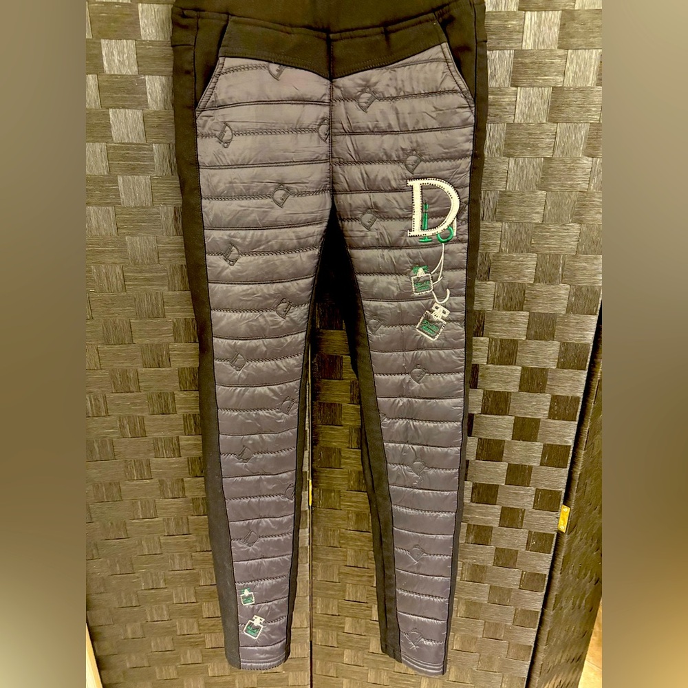 Designer Quilted Pants with Embroidery